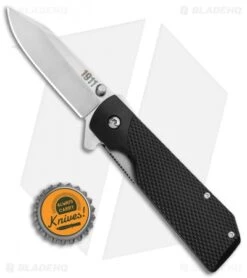 Cold Steel 1911 Liner Lock Flipper Knife Black Griv Ex (3" Satin) 20NPJAA -Cold Steel Shop Cold Steel 1611 LL Flipper Black Griv Ex Satin 20NPJAA BHQ 105904 jr bottlecap