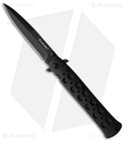 Cold Steel 4" Ti-Lite Liner Lock Knife Black Zytel (4" Black) 3 Cold Steel 4" Ti-Lite Liner Lock Knife Black Zytel (4" Black)