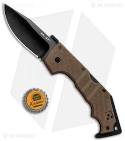 Cold Steel AK-47 Lockback Knife FDE G-10 (3.5" Black S35VN) 58MVF -Cold Steel Shop Cold Steel AK 47 LB Coyote Tan G 10 Black 58MVF BHQ 35180 jr bottlecap
