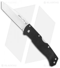 Cold Steel Air Lite Lockback Knife Black G-10 (3.5" Satin AUS-10A) 26WT