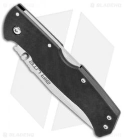 Cold Steel Air Lite Lockback Knife Black G-10 (3.5" Satin AUS-10A) 26WT -Cold Steel Shop Cold Steel Air Lite LB Black G 10 Satin 26WT BHQ 105935 jr spine