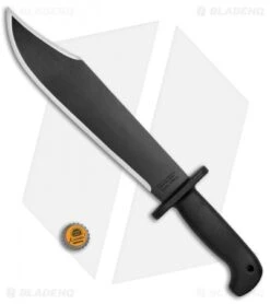 Cold Steel Black Bear Bowie Fixed Blade Knife (12" Black) 97SMBWZ -Cold Steel Shop Cold Steel Black Bear Bowie Black 97SMBWZ BHQ 52042 jr bottlecap