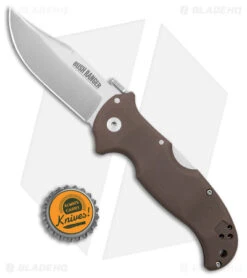 Cold Steel Bush Ranger Tri-Ad Lock Knife FDE G-10 (3.5" Satin S35VN) 31A -Cold Steel Shop Cold Steel Bush Ranger Tri Ad Lock FDE G 10 Satin BHQ 80428 jr bottlecap