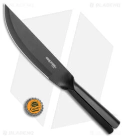 Cold Steel Bushman Fixed Blade Knife Carbon Steel (7" Black) -Cold Steel Shop Cold Steel Bushman Fixed Blade Black BHQ 105615 jr bottlecap large