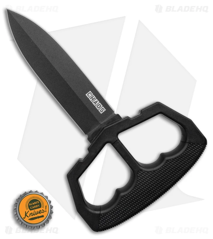 Cold Steel Chaos Push Knife Fixed Blade Knife (5" Black) 80NT3 6 Cold Steel Chaos Push Knife Fixed Blade Knife (5" Black) 80NT3 - Image 4
