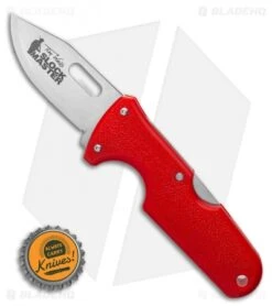 Cold Steel Click-N-Cut Slock Master Skinner Knife Red ABS (2.5" SW) 13 Cold Steel Click-N-Cut Slock Master Skinner Knife Red ABS (2.5" SW) -Cold Steel Shop Cold Steel Click N Cut Slock Master Skinner Knife Red BDS 2.5 Satin 40AT BHQ 121229 LS Bottlecap