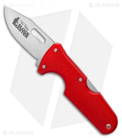 Cold Steel Click-N-Cut Slock Master Skinner Knife Red ABS (2.5" SW) 3 Cold Steel Click-N-Cut Slock Master Skinner Knife Red ABS (2.5" SW)