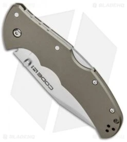 Cold Steel Code-4 Clip Point Lockback Knife (3.5" Satin) 58TPCC -Cold Steel Shop Cold Steel Code 4 CP LB Satin CS58TPCC BHQ 95389 jr spine
