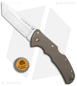 Cold Steel Code-4 Tanto Lockback Knife (3.5" Satin S35VN) 58PT -Cold Steel Shop Cold Steel Code 4 Tanto LB Satin 58PT BHQ 15401 jr bottlecap