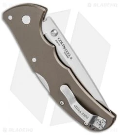 Cold Steel Code-4 Tanto Lockback Knife (3.5" Satin S35VN) 58PT -Cold Steel Shop Cold Steel Code 4 Tanto LB Satin 58PT BHQ 15401 jr side