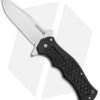 Cold Steel Crawford Model 1 Liner Lock Knife Black Zy-Ex (3.5" Satin) 20MWCB -Cold Steel Shop Cold Steel Crawford Model 1 LL Black Zy Ex Satin 20MWCB BHQ 121192 jr