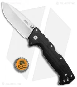 Cold Steel Demko AD-10 Lockback Knife Black G-10 (3.5" Satin S35VN) 28DD -Cold Steel Shop Cold Steel Demko AD 10 LB Black G 10 Satin 28DD BHQ 93282 jr bottlecap