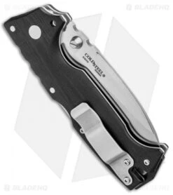 Cold Steel Demko AD-10 Lockback Knife Black G-10 (3.5" Satin S35VN) 28DD -Cold Steel Shop Cold Steel Demko AD 10 LB Black G 10 Satin 28DD BHQ 93282 jr side
