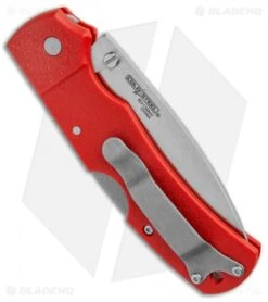 Cold Steel Double Safe Hunter Slock Master Tri-Ad Lock Knife Red GFN (4" Satin) -Cold Steel Shop Cold Steel Double Safe Hunter Slock Master Tri Ad Lock Red GFN Satin 23JK BHQ 121197 jr side