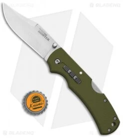 Cold Steel Double Safe Hunter Tri-Ad Lock Knife OD Green GFN (3.5" Satin) 23JC -Cold Steel Shop Cold Steel Double Safe Hunter Tri Ad Lock OD Green GFN Satin 23JC BHQ 121196 jr bottlecap