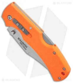 Cold Steel Double Safe Hunter Tri-Ad Lock Knife Orange GFN (3.5" Satin) 23JB -Cold Steel Shop Cold Steel Double Safe Hunter Tri Ad Lock Orange GFN Satin 23JB BHQ 121195 jr spine
