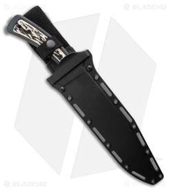 Cold Steel Drop Forged Bowie Fixed Blade Knife (9.5" Black) 36MK -Cold Steel Shop Cold Steel Drop Forged Bowie Fixed Blade Knife 6.75 Black 36MK BHQ 121214 LS Sheath large