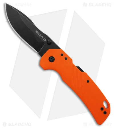 Cold Steel Engage Drop Point ATLAS Lock Knife Blaze Orange GFN (3" Black ) 4116S 3 Cold Steel Engage Drop Point ATLAS Lock Knife Blaze Orange GFN (3" Black ) 4116S