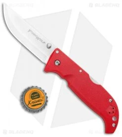 Cold Steel Finn Wolf Lockback Knife Red (3.5" Satin) -Cold Steel Shop Cold Steel Finn Wolf LB Red Satin BHQ 92340 jr bottlecap