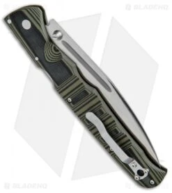 Cold Steel Frenzy I Tri-Ad Lock Knife Black/Green G-10 (5.5" Satin) 62P1A -Cold Steel Shop Cold Steel Frenzy I Blk Grn G 10 62PV1 BHQ 52067 jr side 2