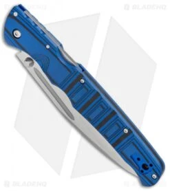 Cold Steel Frenzy II Tri-Ad Lock Knife Black/Blue G-10 (5.5" Satin) 62P2A -Cold Steel Shop Cold Steel Frenzy II Blk Blue G 10 62PV2 BHQ 52069 jr spine 2