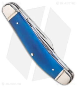 Cold Steel Gentleman's Stockman Slip Joint Knife Blue Bone (2.5" Satin) 8 Cold Steel Gentleman's Stockman Slip Joint Knife Blue Bone (2.5" Satin) -Cold Steel Shop Cold Steel Gentlemans Stockman SJ Blue Bone Satin BHQ 140030 jr side