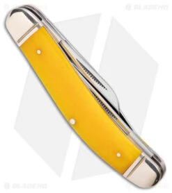Cold Steel Gentleman's Stockman Slip Joint Knife Yellow Bone (2.5" Satin) -Cold Steel Shop Cold Steel Gentlemans Stockman SJ Yellow Bone Satin BHQ 140031 jr side