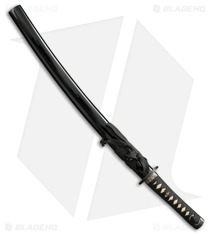 Cold Steel Gold Lion Wakishashi Sword (21" Damascus) 88ABW 4 Cold Steel Gold Lion Wakishashi Sword (21" Damascus) 88ABW - Image 2