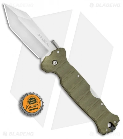Cold Steel Immortal Lockback Knife OD Green G-10 (4" Satin) 23GVG 6 Cold Steel Immortal Lockback Knife OD Green G-10 (4" Satin) 23GVG - Image 4