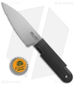 Cold Steel K-4 Fixed Blade Neck Knife W/ Sheath (4" Serr) 53T4S -Cold Steel Shop Cold Steel K 4 fixed blade neck knife with sheath 4in serr 53T4S BHQ 68129 er size