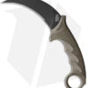 Cold Steel Karambit Steel Tiger Fixed Blade Knife Dark Earth (4.75" Black) -Cold Steel Shop Cold Steel Karambit Steel Tiger Fixed Blade Dark Earth Black BHQ 173960 jr