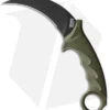 Cold Steel Karambit Steel Tiger Fixed Blade Knife OD Green (4.75" Black) -Cold Steel Shop Cold Steel Karambit Steel Tiger Fixed Blade OD Green Black BHQ 173954 jr