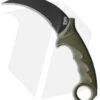 Cold Steel Karambit Steel Tiger Fixed Blade Knife OD Green (4.75" Black)