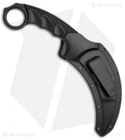 Cold Steel Karambit Steel Tiger Fixed Blade Knife (4.75" Stonewash) 49KST -Cold Steel Shop Cold Steel Karambit Steel Tiger SW 49KST BHQ 6868 jr sheath