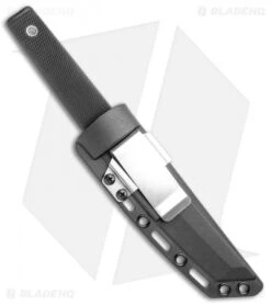 Cold Steel Kobun Tanto Fixed Blade Knife (5.5" Satin Serrated) 17TS -Cold Steel Shop Cold Steel Kobun Tanto Satin Serr 17TS BHQ 105890 jr sheath