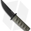 Cold Steel Kyoto II Fixed Blade Knife Drop Point OD Green (3.25" Black) -Cold Steel Shop Cold Steel Kyoto II Fixed Blade DP OD Green Black BHQ 174021 jr