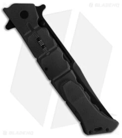 Cold Steel Large Luzon Folding Flipper Knife Black GFN (6" Black) -Cold Steel Shop Cold Steel Large Luzon Black Black BHQ 174232 jr side