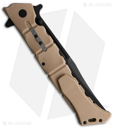 Cold Steel Large Luzon Folding Flipper Knife Desert Tan GFN (6" Black) 4 Cold Steel Large Luzon Folding Flipper Knife Desert Tan GFN (6" Black) - Image 2