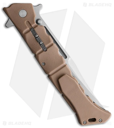 Cold Steel Large Luzon Folding Flipper Knife Desert Tan GFN (6" Satin) 4 Cold Steel Large Luzon Folding Flipper Knife Desert Tan GFN (6" Satin) - Image 2