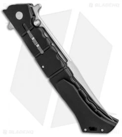 Cold Steel Large Luzon Leaf-Spring Knife Black GFN (6" Satin) 20NQX -Cold Steel Shop Cold Steel Large Luzon Leaf Spring Black GFN Satin 20NQX BHQ 80432 jr side