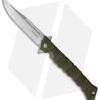 Cold Steel Large Luzon Folding Flipper Knife OD Green GFN (6" Satin)