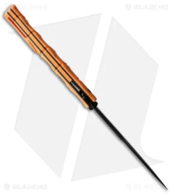 Cold Steel Large Luzon Folding Flipper Knife Orange GFN (6" Black) -Cold Steel Shop Cold Steel Large Luzon Orange Black BHQ 174237 jr spine