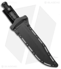 Cold Steel Leatherneck Bowie Fixed Blade Knife (10.5" Black) -Cold Steel Shop Cold Steel Leatherneck Bowie Fixed Blade Black BHQ 140041 jr sheath