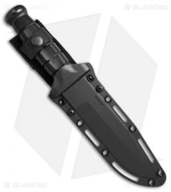 Cold Steel Leatherneck SF Fixed Blade Knife (6.75" Black Powdercoat D2) 39LSFC -Cold Steel Shop Cold Steel Leatherneck SF fixed blade black powdercoat D2 39LSFC BHQ 52031 er sheath