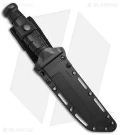 Cold Steel Leatherneck Tanto Fixed Blade Knife (7" Black Powdercoat D2) 39LSFCT -Cold Steel Shop Cold Steel Leatherneck Tanto Black Powdercoat 39LSFCT BHQ 52032 jr sheath