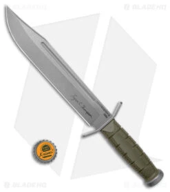 Cold Steel Lynn Thompson Leatherneck Bowie Fixed Blade Knife (10.5" Stonewash) -Cold Steel Shop Cold Steel Lynn Thompson Leatherneck Bowie Fixed Blade SW BHQ 140040 jr bottlecap