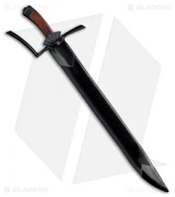 Cold Steel MAA Messer Sword W/ Rosewood Handle (22" Black) 88GMSSM -Cold Steel Shop Cold Steel MAA Messer Sword Rosewood Handle Black BHQ 44191 jr sheath