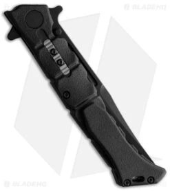 Cold Steel Medium Luzon Folding Flipper Knife Black GFN (4" Black) -Cold Steel Shop Cold Steel Medium Luzon Black Black BHQ 174117 jr side