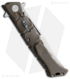 Cold Steel Medium Luzon Folding Pocket Knife Dark Earth Brown GFN (4" Satin) -Cold Steel Shop Cold Steel Medium Luzon Dark Earth Satin BHQ 174473 jr side