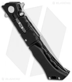 Cold Steel Medium Luzon Leaf-Spring Knife Black GFN (4" Satin) 20NQL 8 Cold Steel Medium Luzon Leaf-Spring Knife Black GFN (4" Satin) 20NQL -Cold Steel Shop Cold Steel Medium Luzon Leaf Spring Black GFN Satin 20NQL BHQ 80431 jr side